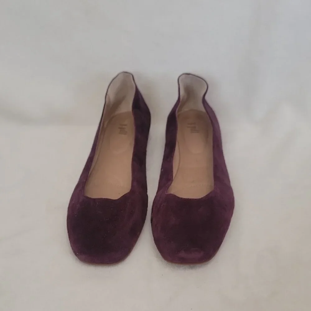 J. Jill Maroon Flats Size 9 - Picture 1 of 9